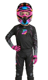 Tenue Cross Enfant SHOT Contact Rac Noir 2027