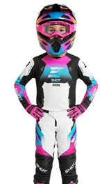 Tenue Cross Enfant SHOT Draw Rocket Bleu/Blanc 2027