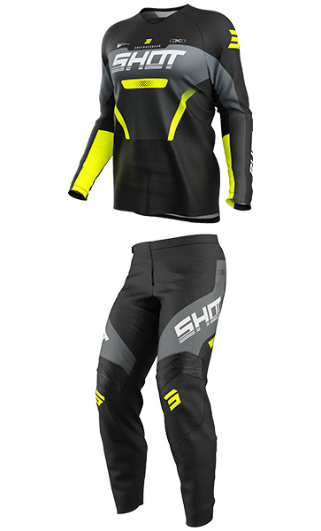 Tenue Cross Enfant SHOT Draw Struck Noir 2027