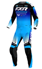 Tenue Cross FXR Racing Clutch MX Bleu/Noir 2026