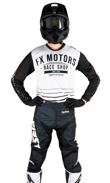 Tenue Cross FX MOTORS/FIRST Streamline Noir/Blanc