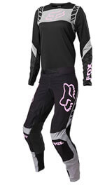 Tee-shirt femme Fox Racing Boundary noir et blanc - Équipement pilote