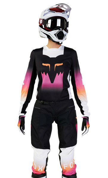 Tenue Cross Femme Fox Racing 180 Flora Noir/Rose 2024