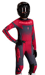 Tenue Cross Femme Alpinestars Stella Techstar Swan Rouge/Gris 27