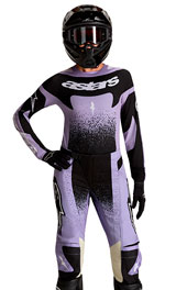 Tenue Cross Femme Alpinestars Stella Techstar Swan Lila/Noir 27