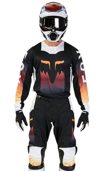 Tenue Cross Fox Racing 180 Flora Noir/Orange 2024