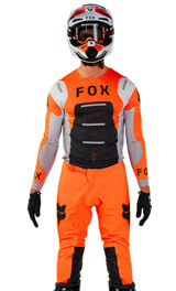 Tenue Cross Fox Racing Flexair Magnetic Orange Fluo 2024