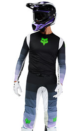 Tenue Cross Fox Racing Flexair Grid Noir/Violet 2025
