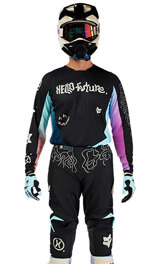 Tenue Cross Fox Racing 180 Hello Future Noir 2025