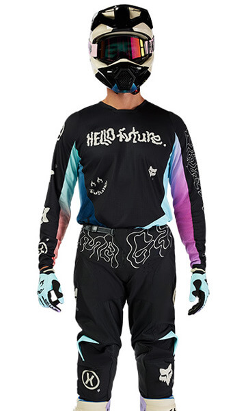 Tenue Cross Fox Racing 180 Hello Future Noir 2025