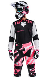 Tenue Cross Fox Racing 180 Digi Image Noir/Rose 2025