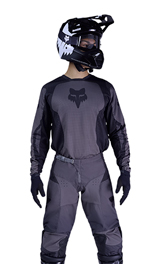 Tenue Cross Fox Racing 180 Shield Noir/Gris 2026
