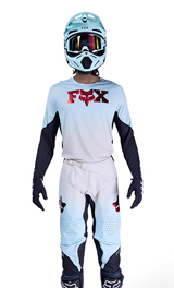 Tenue Cross Fox Racing 360 Drip Bleu Turquoise/Sable 2026