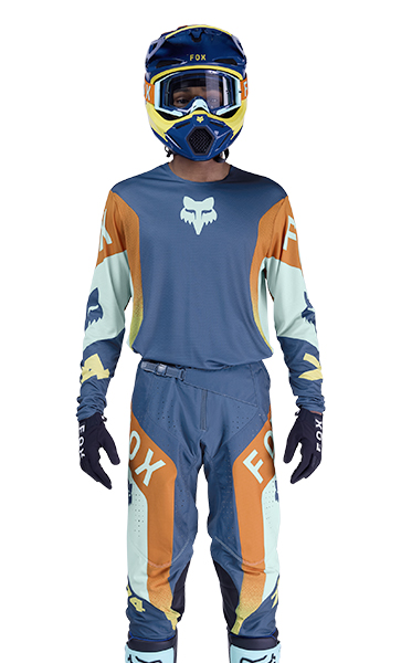 Tenue Cross Fox Racing 360 Tine Bleu/Orange 2026