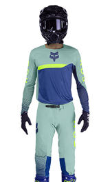 Tenue Cross Fox Racing Flexair Fracture Bleu 2026