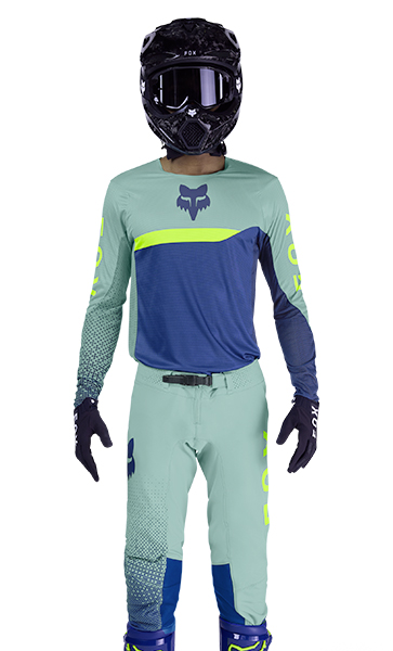 Tenue Cross Fox Racing Flexair Fracture Bleu 2026