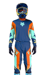 Tenue Cross Fox Racing 360 Tine Bleu/Orange 2026
