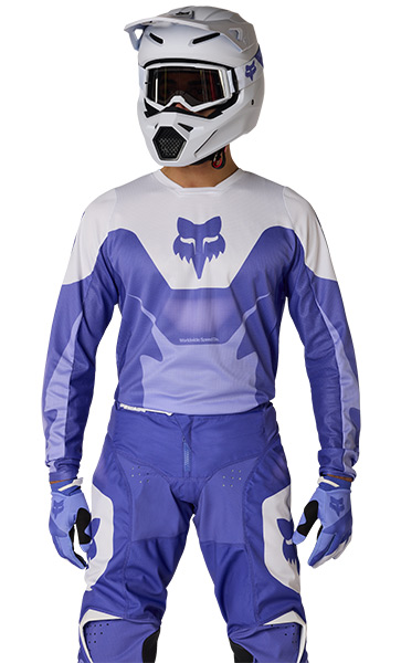 Tenue Cross Fox Racing 180 Noble Blanc/Mauve 2026
