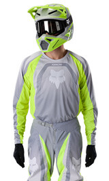 Tenue Cross Fox Racing 180 Frame Gris/Jaune Fluo 2027