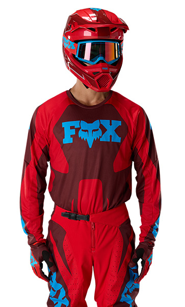 Tenue Cross Fox Racing 180 Raid Rouge/Bleu 2027
