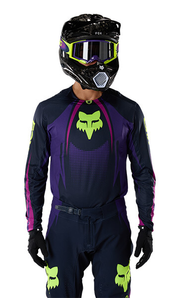 Tenue Cross Fox Racing 360 Temper Violet/Jaune 2027