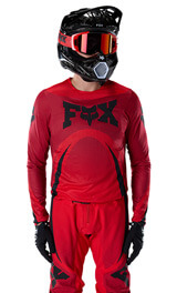 Tenue Cross Fox Racing Flexair Arc Rouge et Noir 2027