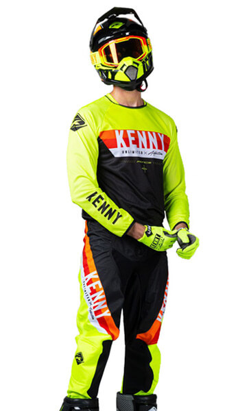 Tenue Cross Kenny Force Jaune Fluo/Noir 2022