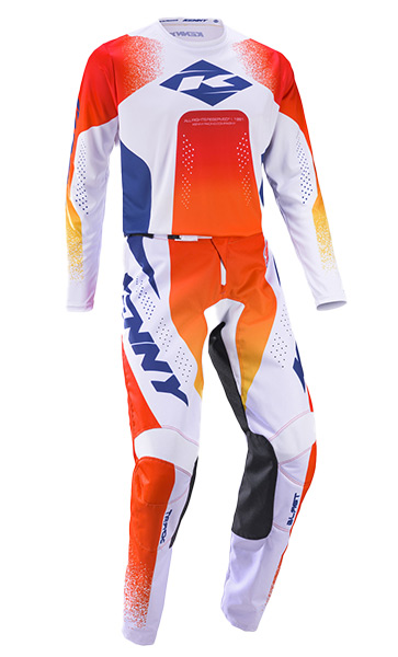 Tenue Cross Kenny Track Blast Blanc/Orange 2027