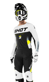 Tenue Cross SHOT Contact Tracer Noir/Blanc 2023