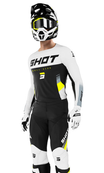 Tenue Cross SHOT Contact Tracer Noir/Blanc 2023