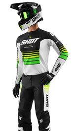 Tenue Cross SHOT Devo Peak Noir/Blanc 2024