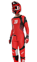 Tenue Cross SHOT Contact Linear Ionyx Rouge/Noir 2026