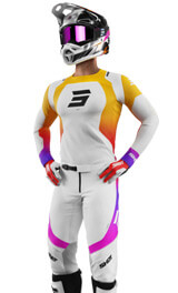 Tenue Cross SHOT Contact Linear Ionyx Blanc/violet Fluo 2026
