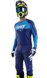 Tenue Cross SHOT Draw Private Bleu 2026