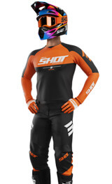 Tenue Cross SHOT Draw Private Orange/Noir 2026