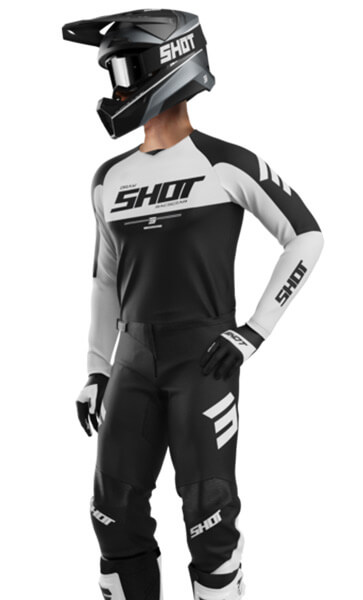 Tenue Cross SHOT Draw Private Noir/Blanc 2026