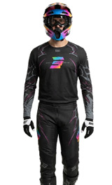 Tenue Cross SHOT Contact RAC Noir/Gris 2027