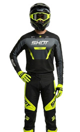 Tenue Cross SHOT Devo Struck Gris/Jaune Fluo 2027