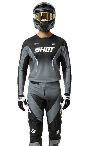 Tenue Cross SHOT Draw Clash Gris/Noir 2027