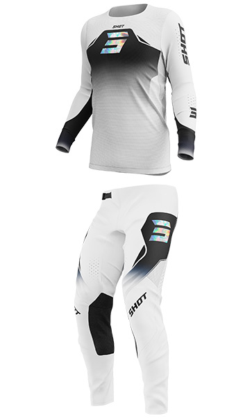 Tenue Cross SHOT Aerolite Phase Noir/Blanc 2027