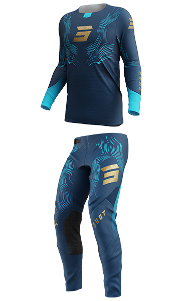 Tenue Cross SHOT Aerolite Volt Bleu 2027