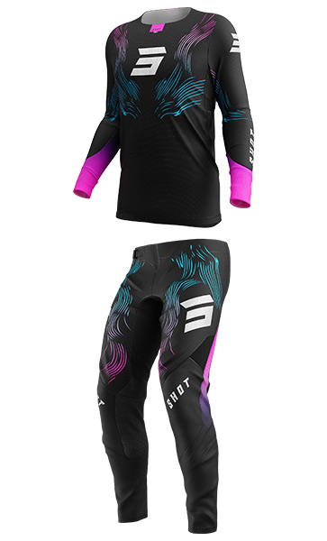 Tenue Cross SHOT Aerolite Volt Noir/Rose 2027