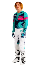 Tenue Cross THOR MX Launchmode Bleach Bleu Turquoise 2026