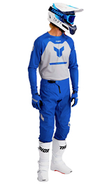 Tenue Cross THOR MX Ridemode Menace Bleu 2026