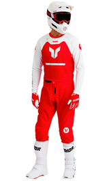 Tenue Cross THOR MX Ridemode Menace Rouge 2026