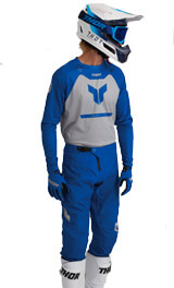 Tenue Cross THOR MX Ridemode Menace Bleu 2026