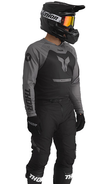 Tenue Cross THOR MX Ridemode Menace Noir 2026