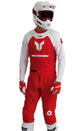 Tenue Cross THOR MX Ridemode Menace Rouge 2026