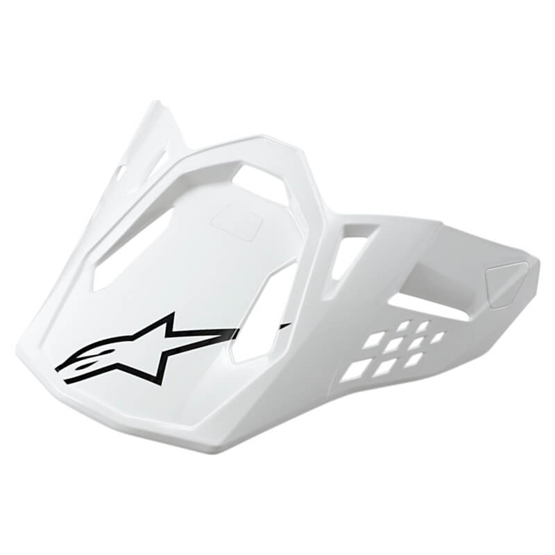 Visière Casque Alpinestars S-M10/S-M8 Blanc Brillant