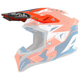 Visière Casque Airoh Aviator 3 Spin Orange Fluo/Bleu